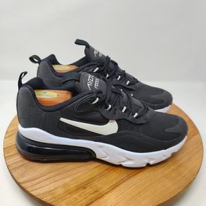 Nike Air Max 270 React- Womens- Size 8- Black- [BQ0103-009]- Sneaker Shoes